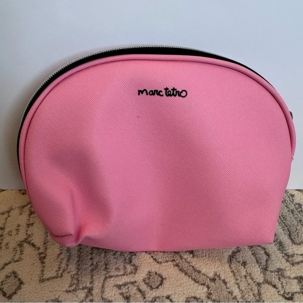 Cute Pink Pouch with Dog Graphic